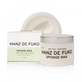 Cire coiffante forte tenue fini mat Sponge Wax - Hanz de Fuko